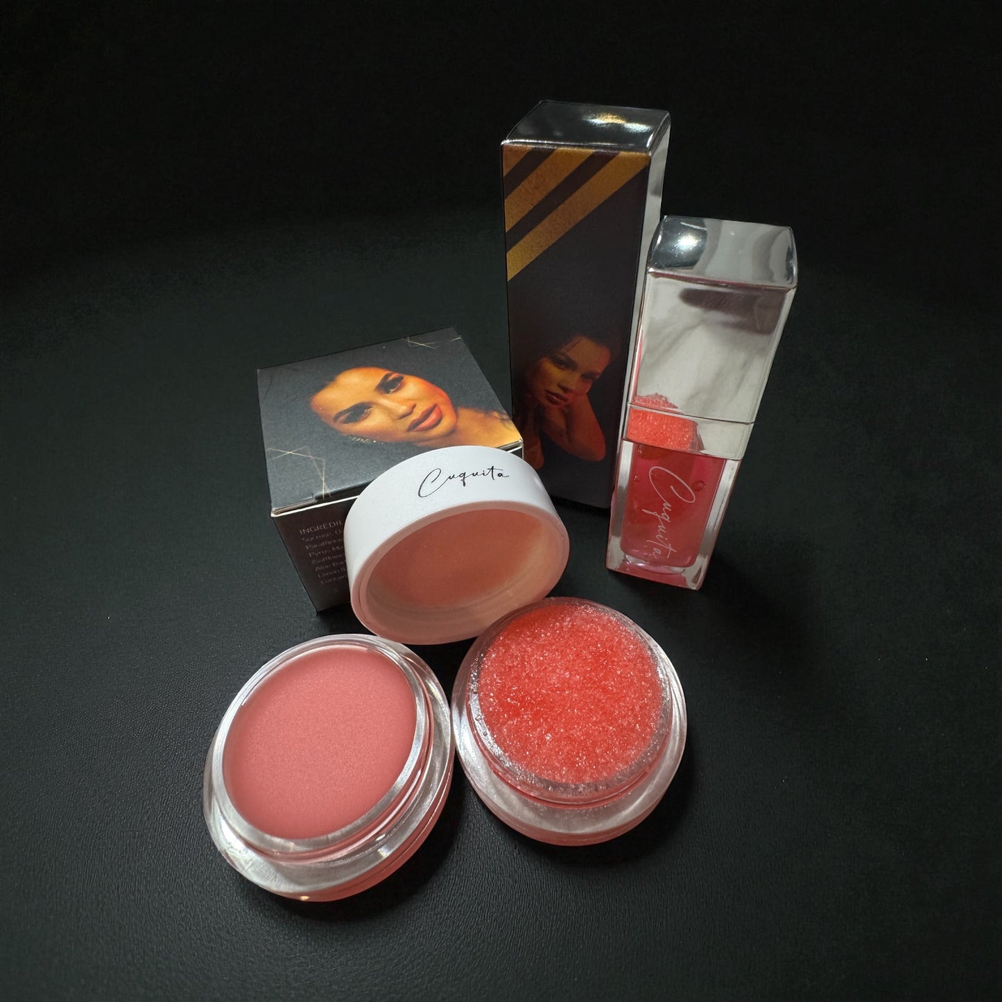 Brillo Raspbery ,bálsamo y exfoliante de fresa 🍓