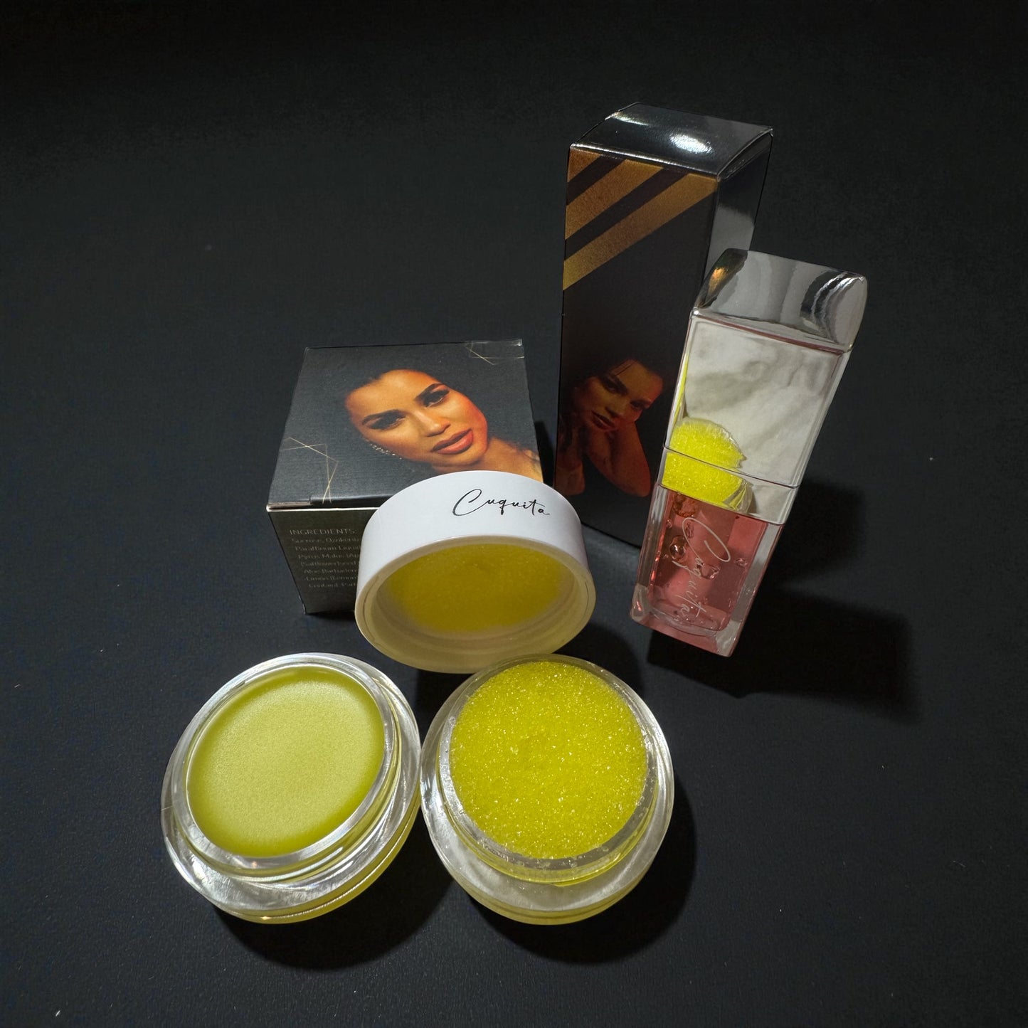 Brillo de melón 🍉 bálsamo y exfoliante de vainilla 🍨