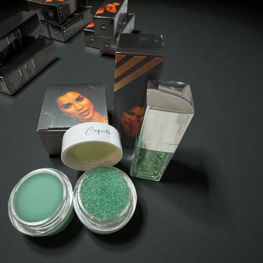 Brillo Manzana verde 🍏 bálsamo y exfoliante kiwi fruit 🥝